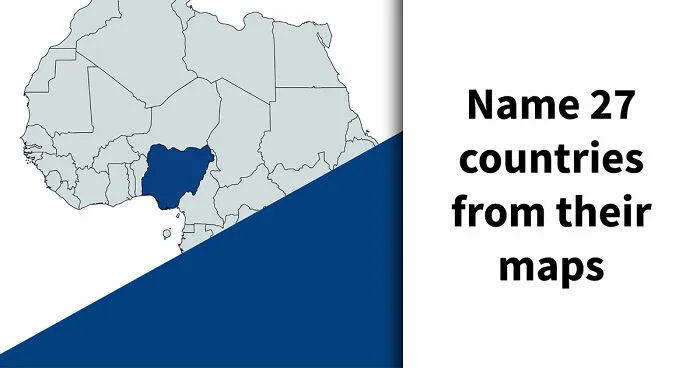 “Can You Pass This Geography Test?”: Name At Least 22/27 Countries To Prove It