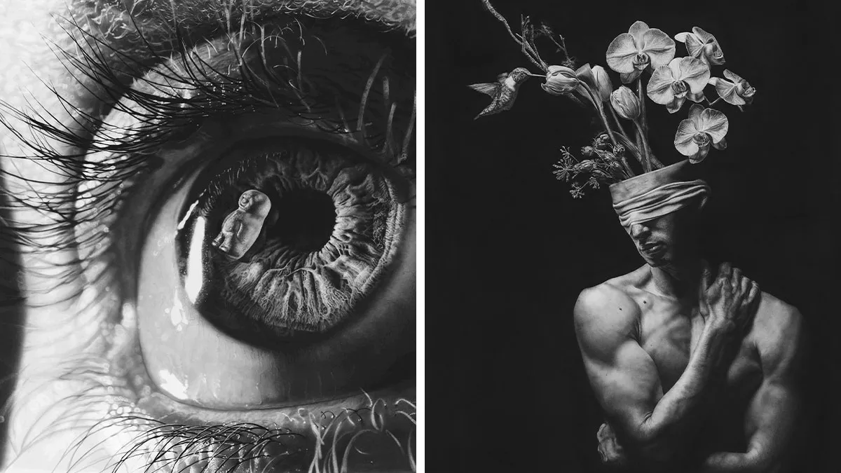 This Artist Creates Hyperrealistic Drawings Inspired By Mental Health Struggles (21 Pics)
