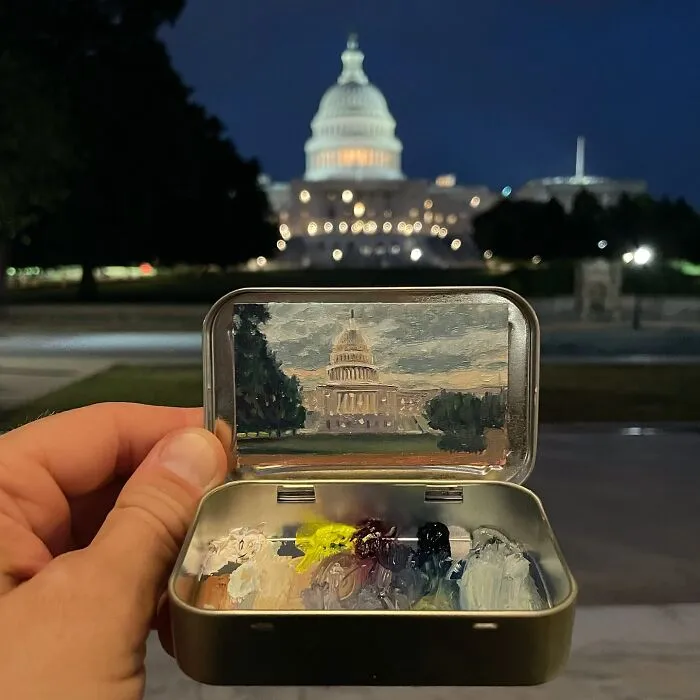 50 Tiny Paintings Hidden Inside Altoid Tins By This Remarkably Skilled Artist (New Pics)