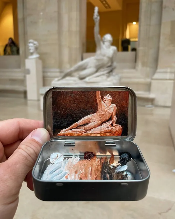50 Tiny Paintings Hidden Inside Altoid Tins By This Remarkably Skilled Artist (New Pics)