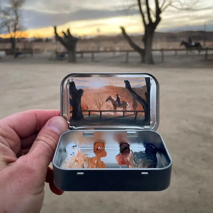 50 Tiny Paintings Hidden Inside Altoid Tins By This Remarkably Skilled Artist (New Pics)