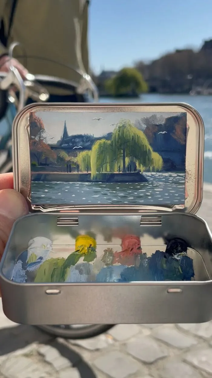 50 Tiny Paintings Hidden Inside Altoid Tins By This Remarkably Skilled Artist (New Pics)