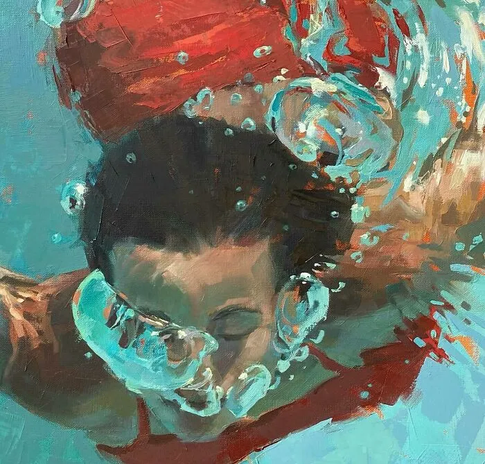 43 Underwater Oil Paintings By This Artist, So Beautiful They Feel Like Memories In Motion