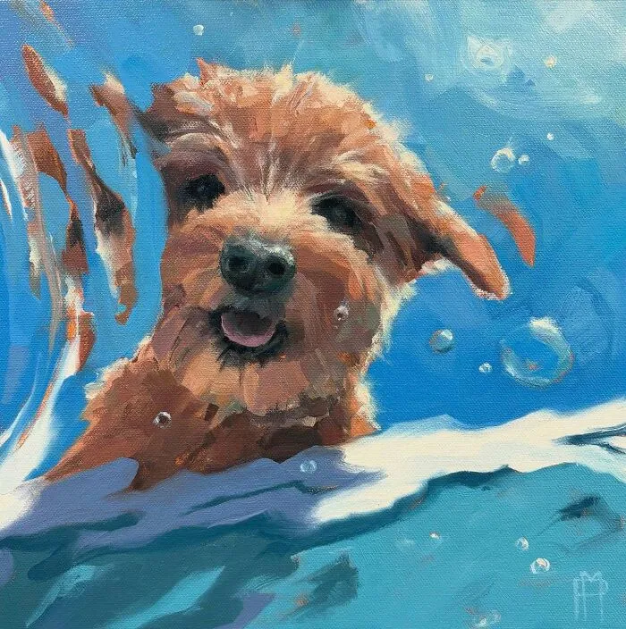 43 Underwater Oil Paintings By This Artist, So Beautiful They Feel Like Memories In Motion