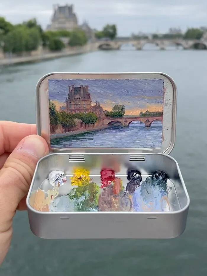 50 Tiny Paintings Hidden Inside Altoid Tins By This Remarkably Skilled Artist (New Pics)
