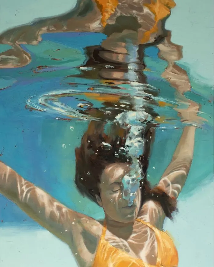 43 Underwater Oil Paintings By This Artist, So Beautiful They Feel Like Memories In Motion