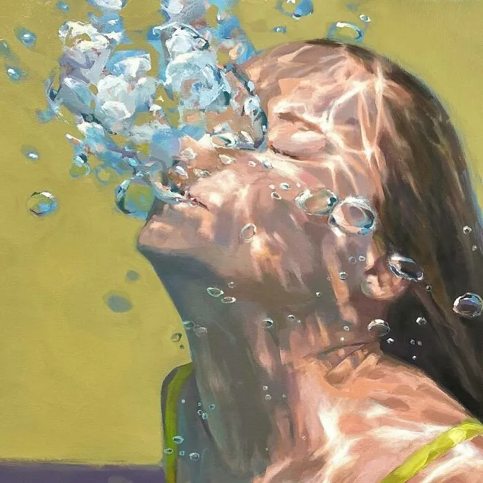 43 Underwater Oil Paintings By This Artist, So Beautiful They Feel Like Memories In Motion