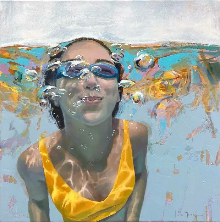 43 Underwater Oil Paintings By This Artist, So Beautiful They Feel Like Memories In Motion