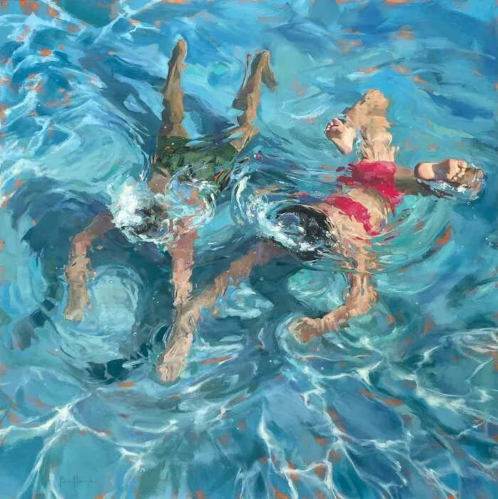43 Underwater Oil Paintings By This Artist, So Beautiful They Feel Like Memories In Motion