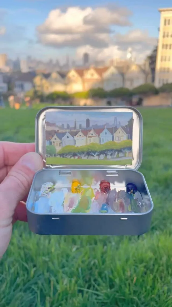 50 Tiny Paintings Hidden Inside Altoid Tins By This Remarkably Skilled Artist (New Pics)