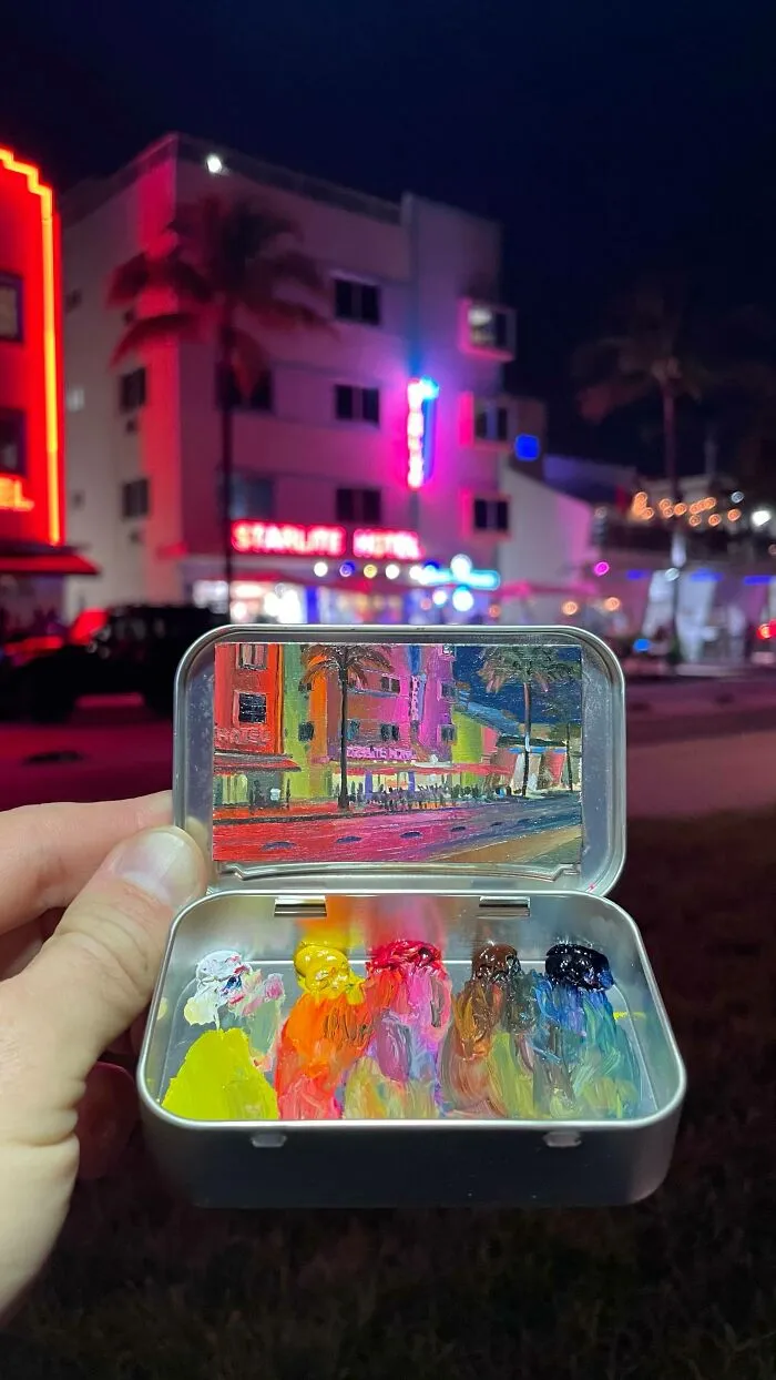 50 Tiny Paintings Hidden Inside Altoid Tins By This Remarkably Skilled Artist (New Pics)