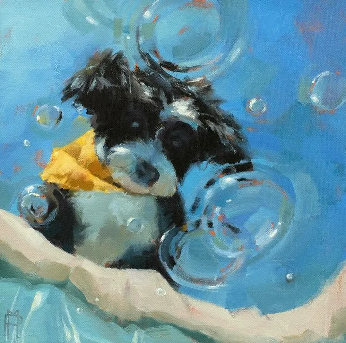 43 Underwater Oil Paintings By This Artist, So Beautiful They Feel Like Memories In Motion