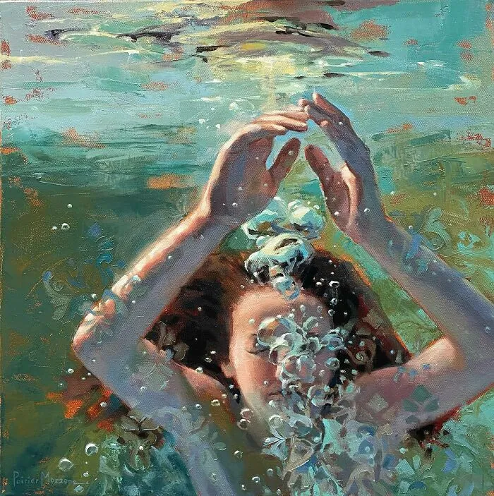 43 Underwater Oil Paintings By This Artist, So Beautiful They Feel Like Memories In Motion
