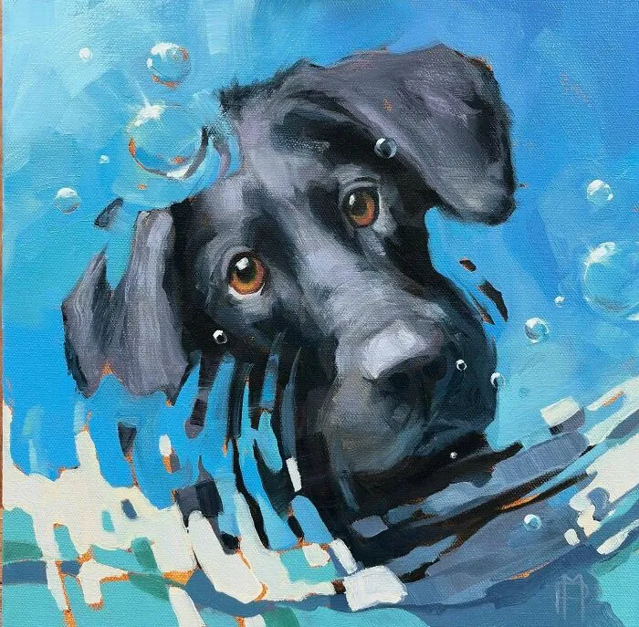 43 Underwater Oil Paintings By This Artist, So Beautiful They Feel Like Memories In Motion
