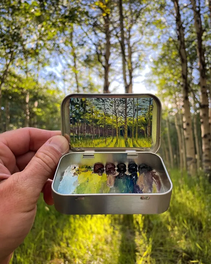 50 Tiny Paintings Hidden Inside Altoid Tins By This Remarkably Skilled Artist (New Pics)