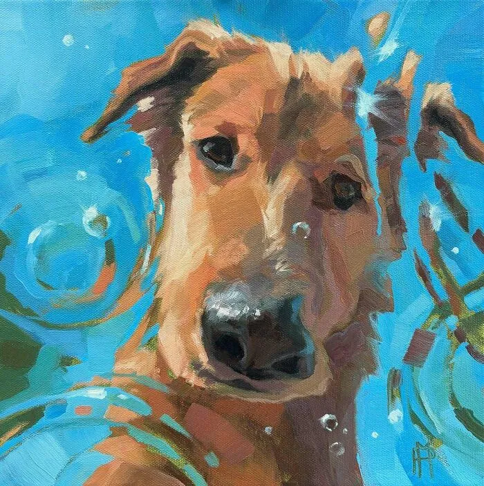 43 Underwater Oil Paintings By This Artist, So Beautiful They Feel Like Memories In Motion