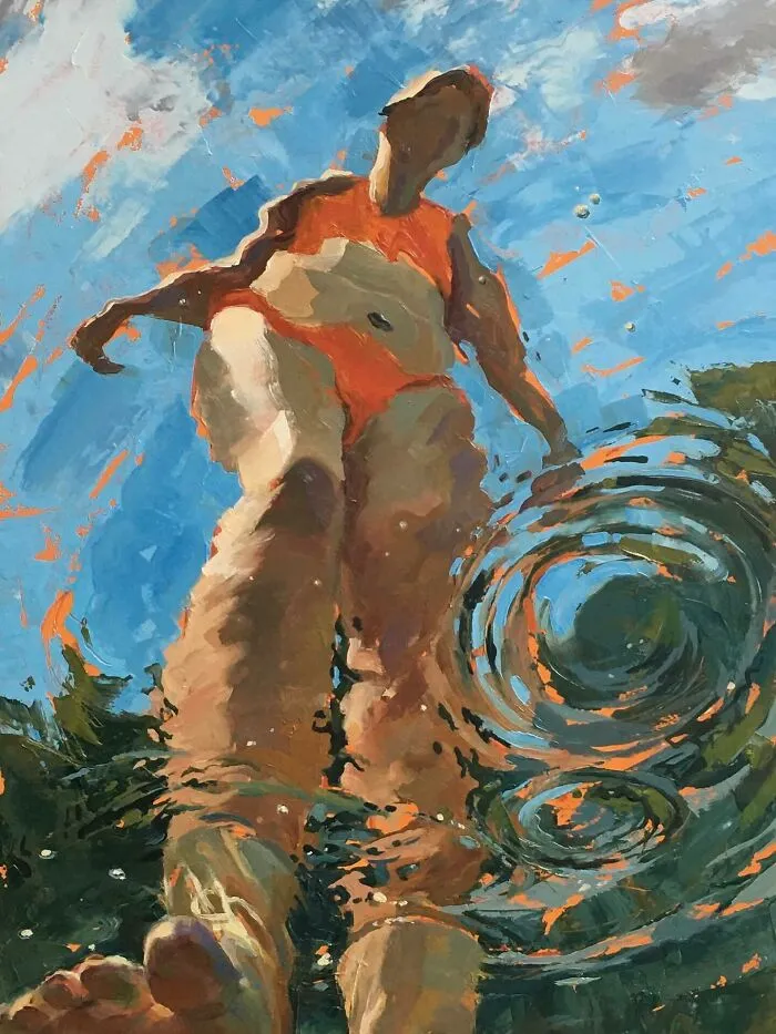 43 Underwater Oil Paintings By This Artist, So Beautiful They Feel Like Memories In Motion