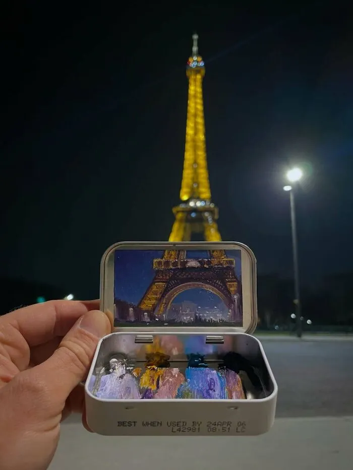 50 Tiny Paintings Hidden Inside Altoid Tins By This Remarkably Skilled Artist (New Pics)