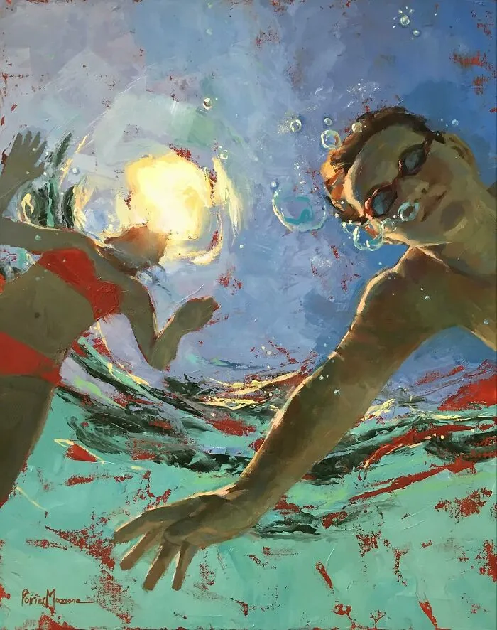 43 Underwater Oil Paintings By This Artist, So Beautiful They Feel Like Memories In Motion