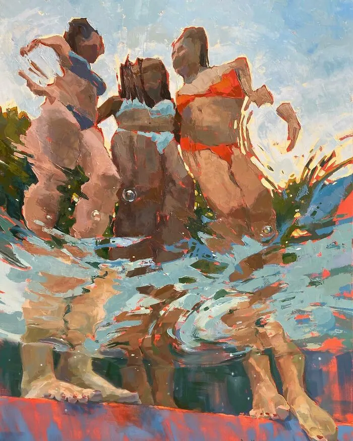43 Underwater Oil Paintings By This Artist, So Beautiful They Feel Like Memories In Motion