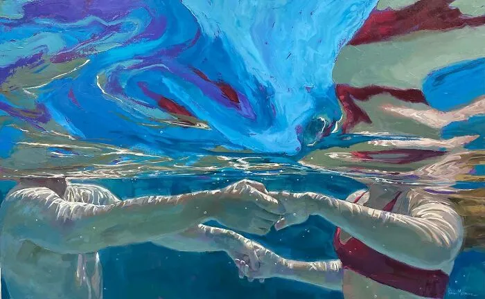 43 Underwater Oil Paintings By This Artist, So Beautiful They Feel Like Memories In Motion