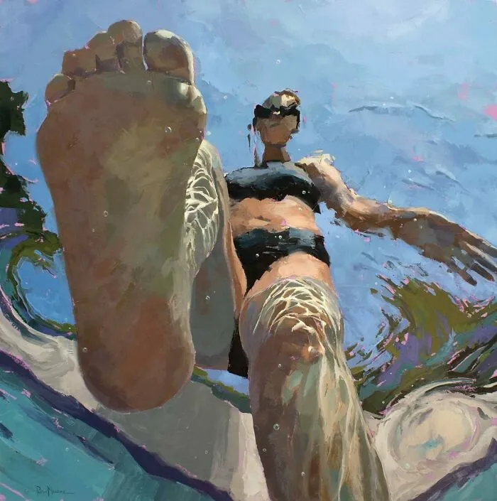 43 Underwater Oil Paintings By This Artist, So Beautiful They Feel Like Memories In Motion