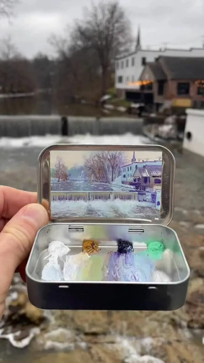 50 Tiny Paintings Hidden Inside Altoid Tins By This Remarkably Skilled Artist (New Pics)
