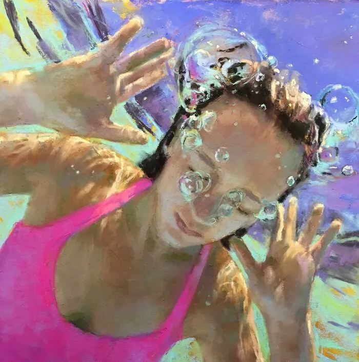 43 Underwater Oil Paintings By This Artist, So Beautiful They Feel Like Memories In Motion
