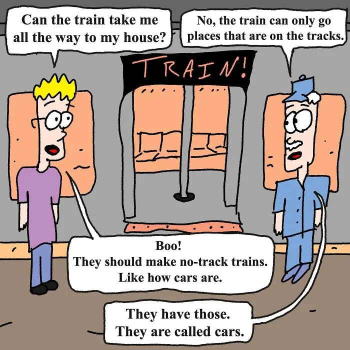 This Cartoonist Created 39 Weird, Dark Humor Comics Full Of Bizarre Twists