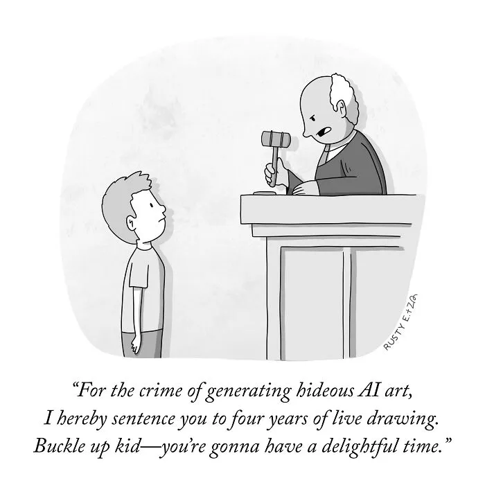 From Absurd Observations To Dark Punchlines, These 52 Single-Panel Cartoons By This Artist Have It All