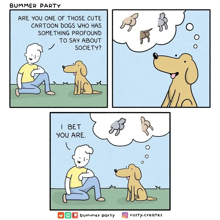 31 New Comics By Rusty Epstein That Capture The Funny, Awkward, And Absurd Side Of Everyday Life