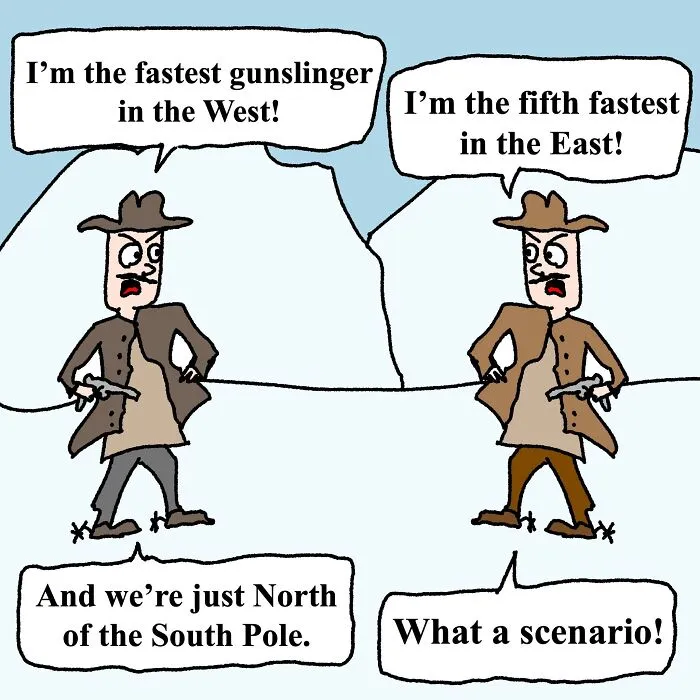 This Cartoonist Created 39 Weird, Dark Humor Comics Full Of Bizarre Twists