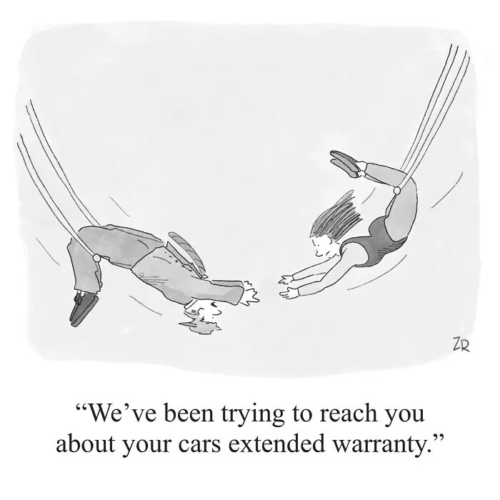 From Absurd Observations To Dark Punchlines, These 52 Single-Panel Cartoons By This Artist Have It All