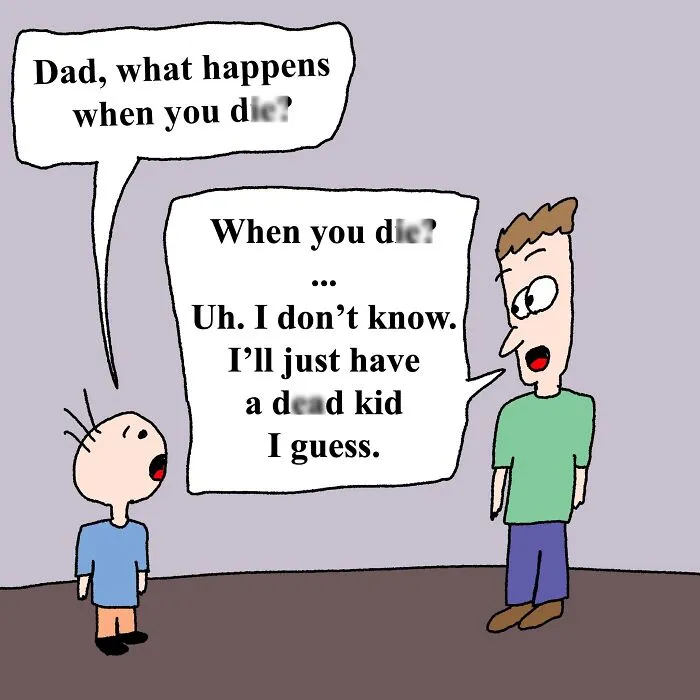 This Cartoonist Created 39 Weird, Dark Humor Comics Full Of Bizarre Twists