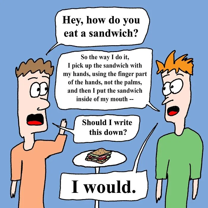 This Cartoonist Created 39 Weird, Dark Humor Comics Full Of Bizarre Twists