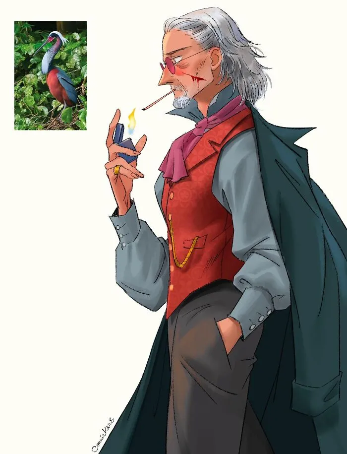 Esta ilustradora reinventó animales y lugares como personajes humanos en 22 divertidas obras de arte