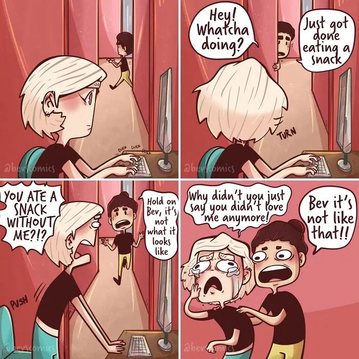 "I Want People To Feel More Understood": 30 New Relatable Comics By Krysten Bevilaqua