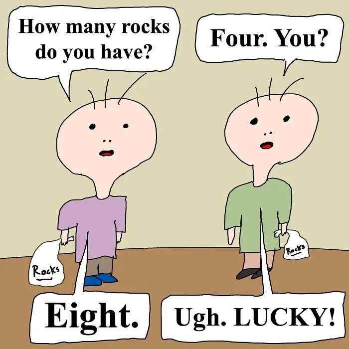 This Cartoonist Created 39 Weird, Dark Humor Comics Full Of Bizarre Twists