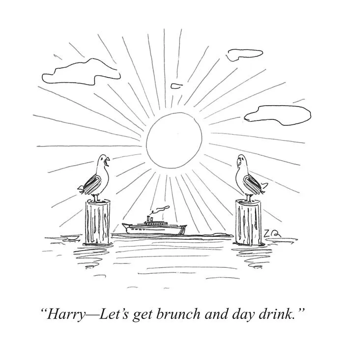 From Absurd Observations To Dark Punchlines, These 52 Single-Panel Cartoons By This Artist Have It All