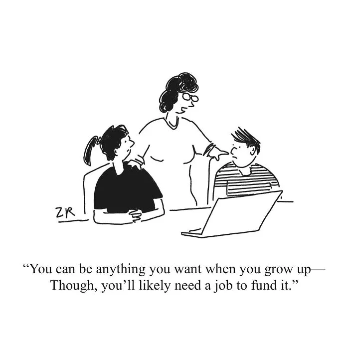 From Absurd Observations To Dark Punchlines, These 52 Single-Panel Cartoons By This Artist Have It All