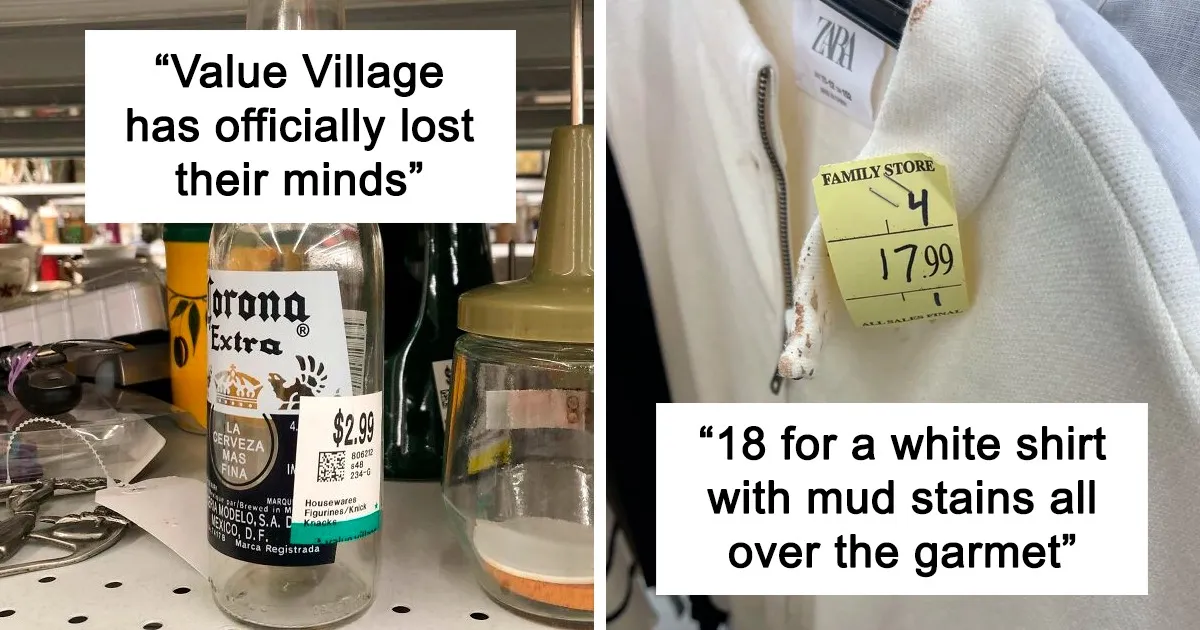 People Share 38 Of The Most Overpriced Items Found At Thrift Stores