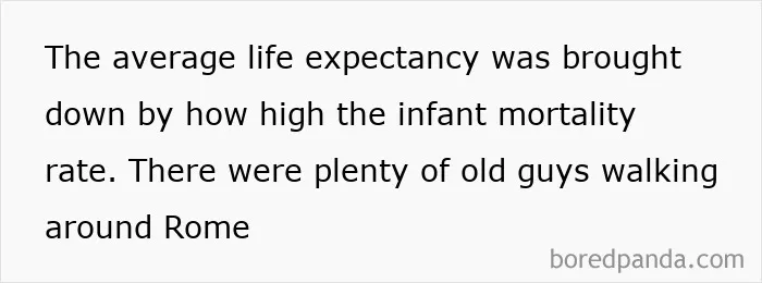 People Didn't Only Live Until They Were 30 In The Past