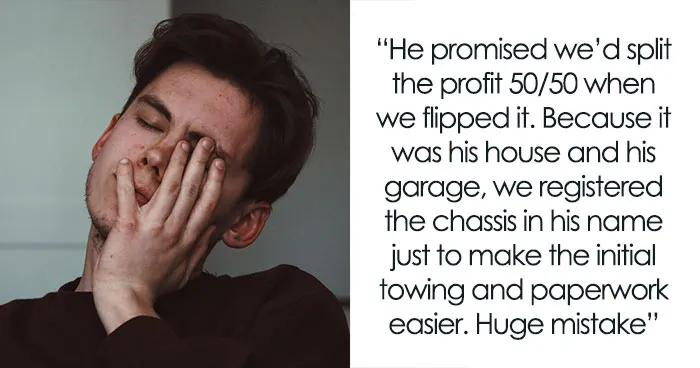 A Guy Stole His Best Friend’s 8-Month Project Car Profit For A Bali Trip, Until A Text Trapped Him 