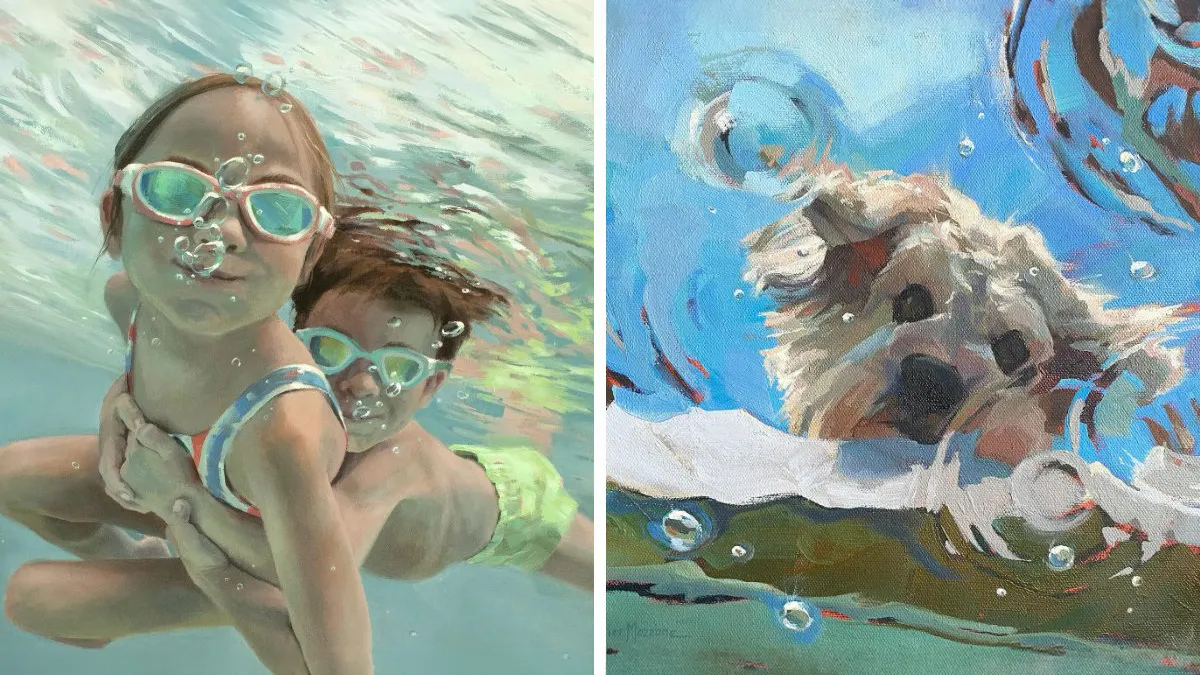 43 Underwater Oil Paintings By This Artist, So Beautiful They Feel Like Memories In Motion