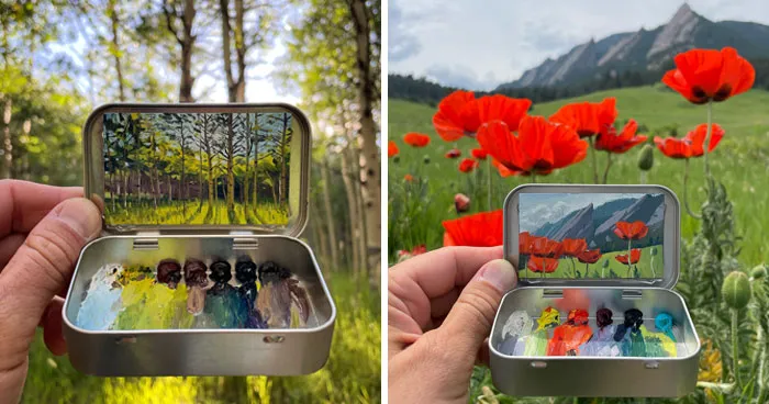 50 Tiny Paintings Hidden Inside Altoid Tins By This Remarkably Skilled Artist (New Pics)