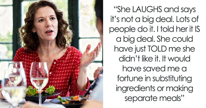 Woman Spends Fortune To Cater To MIL's Allergies, Calls Her Out When She Learns She's Faking It