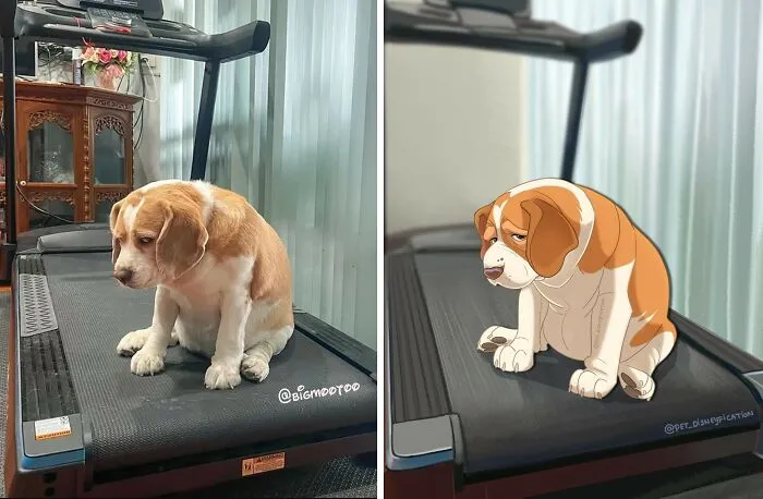 People Send Pictures Of Their Pets To This Artist To Get Them "Disneyfied" (28 New Pics)