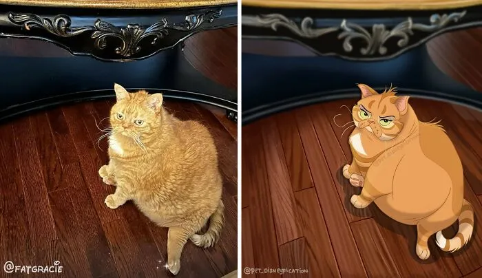 People Send Pictures Of Their Pets To This Artist To Get Them "Disneyfied" (28 New Pics)