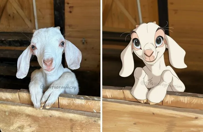 People Send Pictures Of Their Pets To This Artist To Get Them "Disneyfied" (28 New Pics)