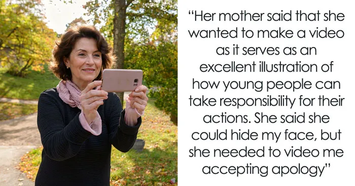 Mom Attempts To Record Daughter’s "Taking Responsibility" Moment, Neighbor Refuses To Play Along